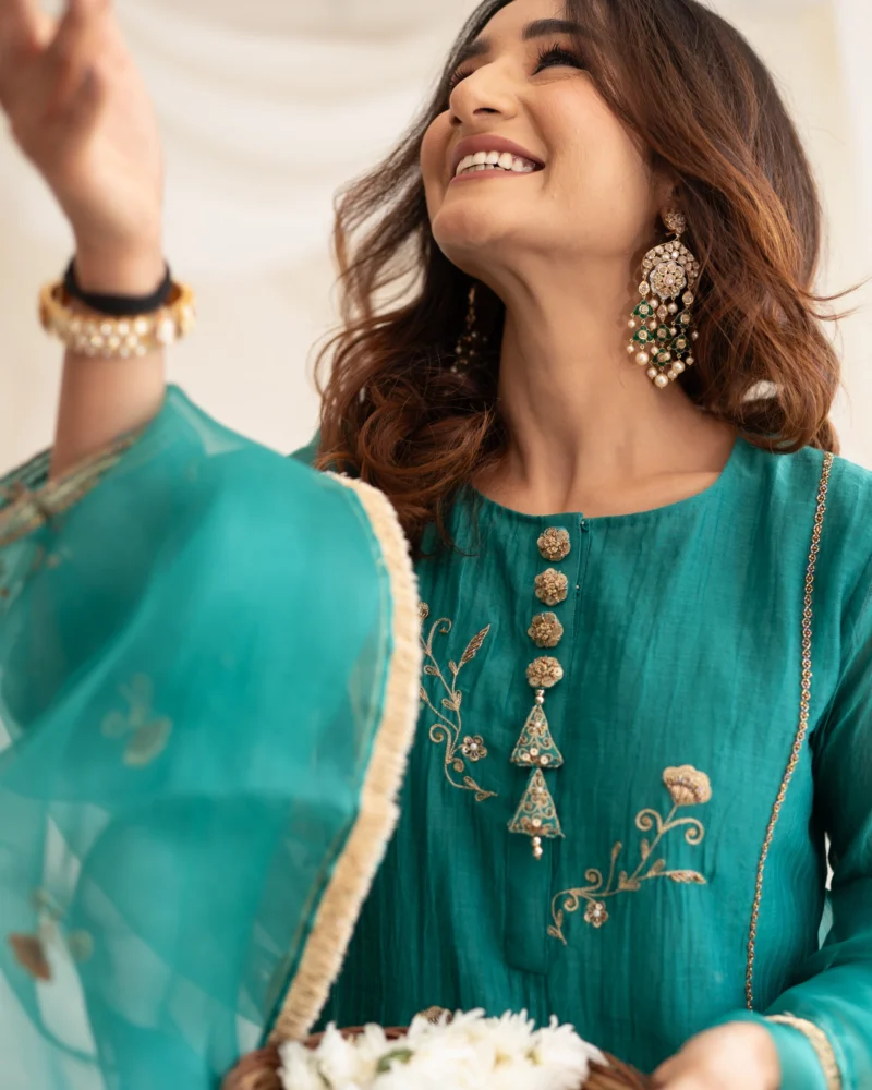 Tara Set in Rama Green