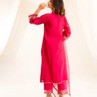 Tarangini Set in Rani Pink
