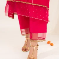 Tarangini Set in Rani Pink