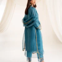 Tarangini Set in Teal Blue