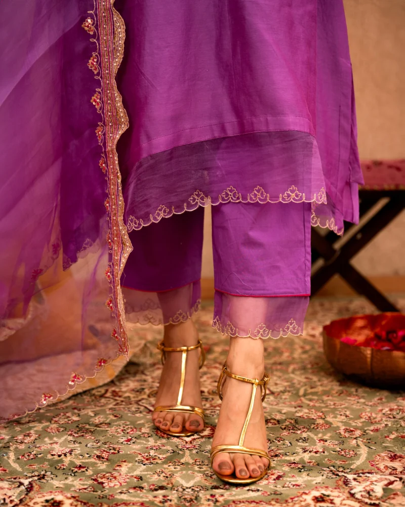 Diya Set in Purple