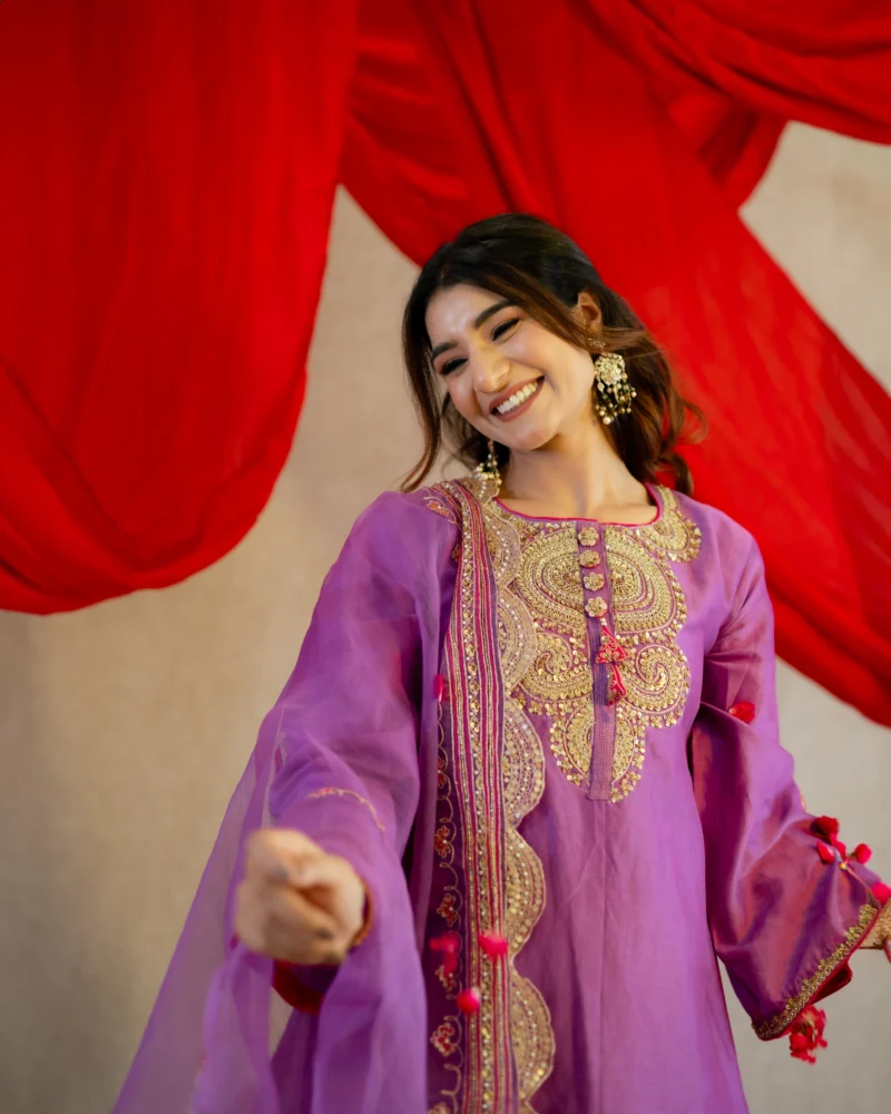 Diya Set in Purple