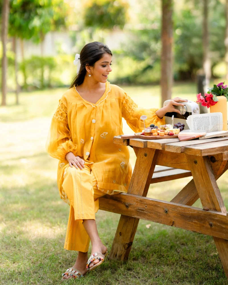 Petal Set in Sunset Yellow