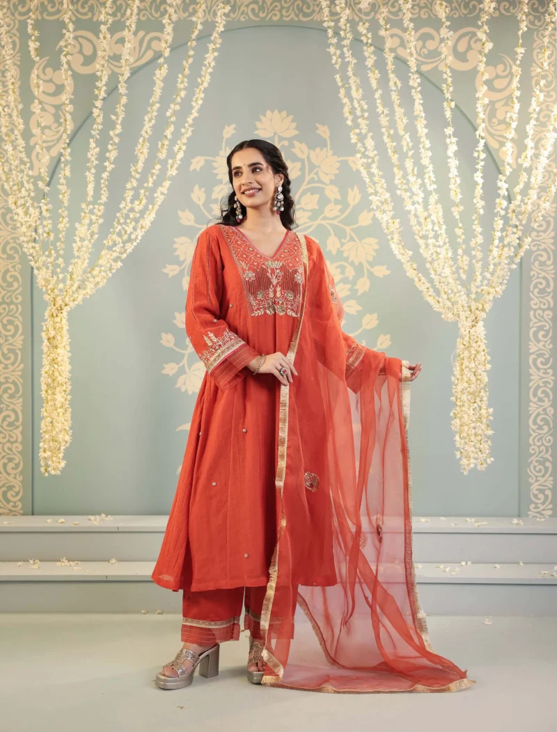 Kamalini Set - Burnt Orange