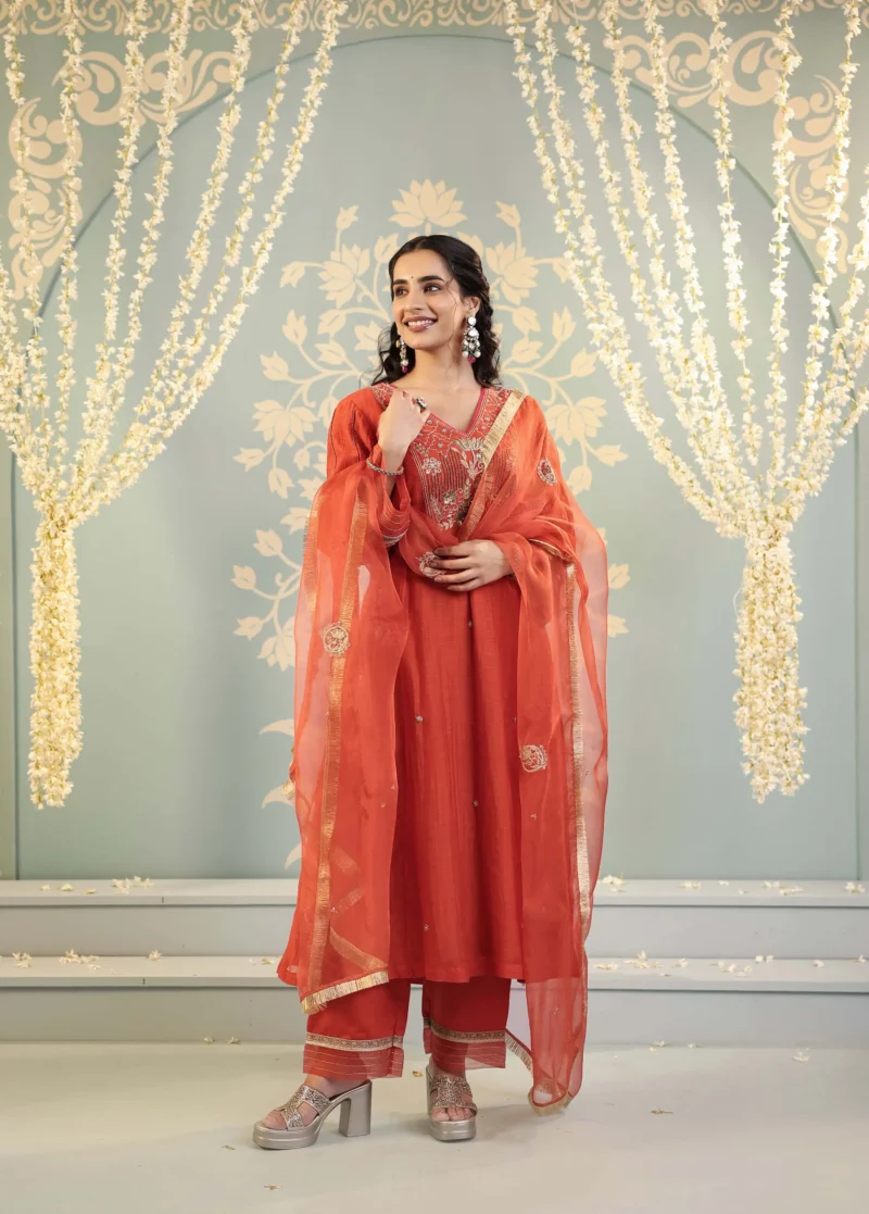 Kamalini Set - Burnt Orange