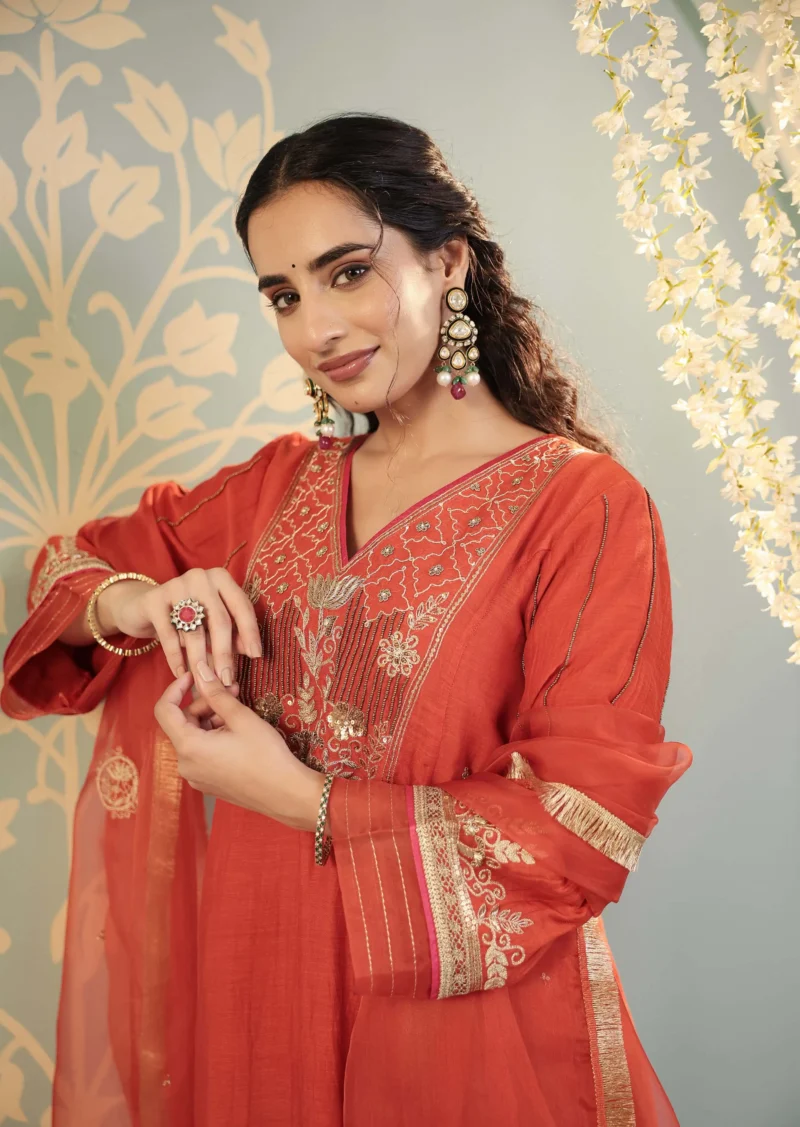 Kamalini Set - Burnt Orange