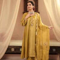 2L1A5773 Neelambar Set - Golden Mustard Pink