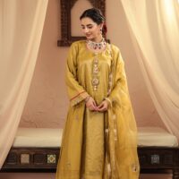 2L1A5778 Neelambar Set - Golden Mustard Pink