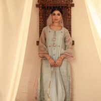 Neelambar Set - Mint blue