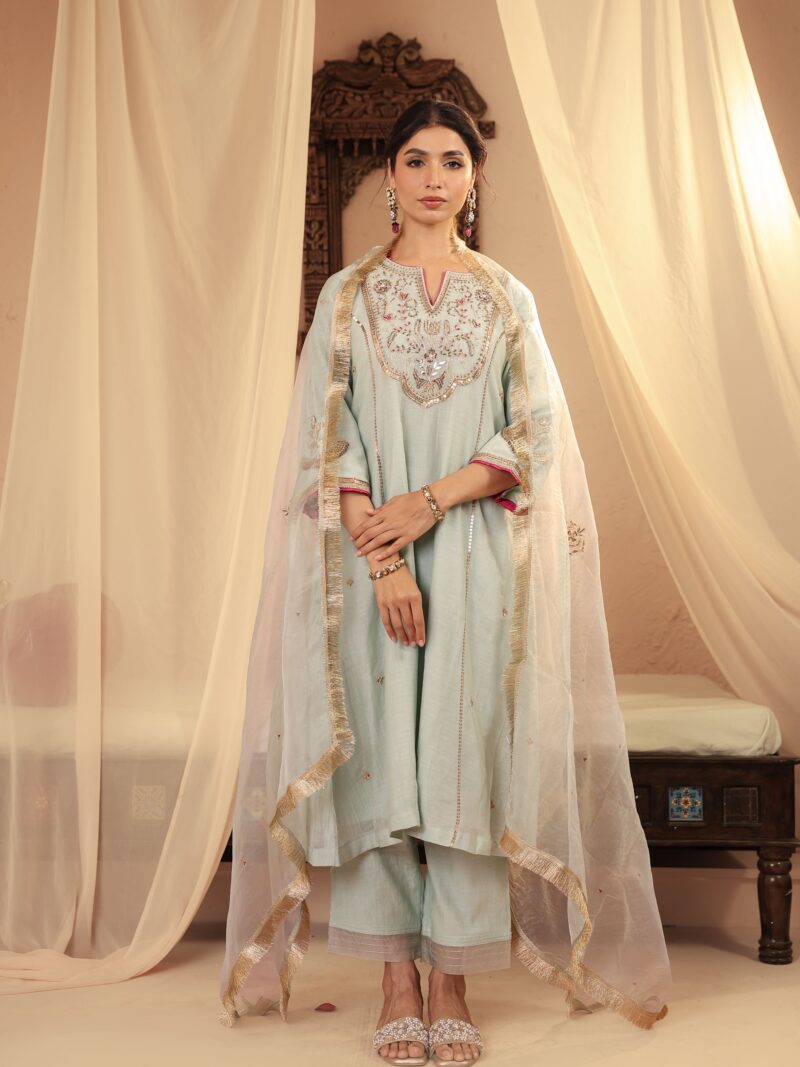 Kumud Set Mint Blue
