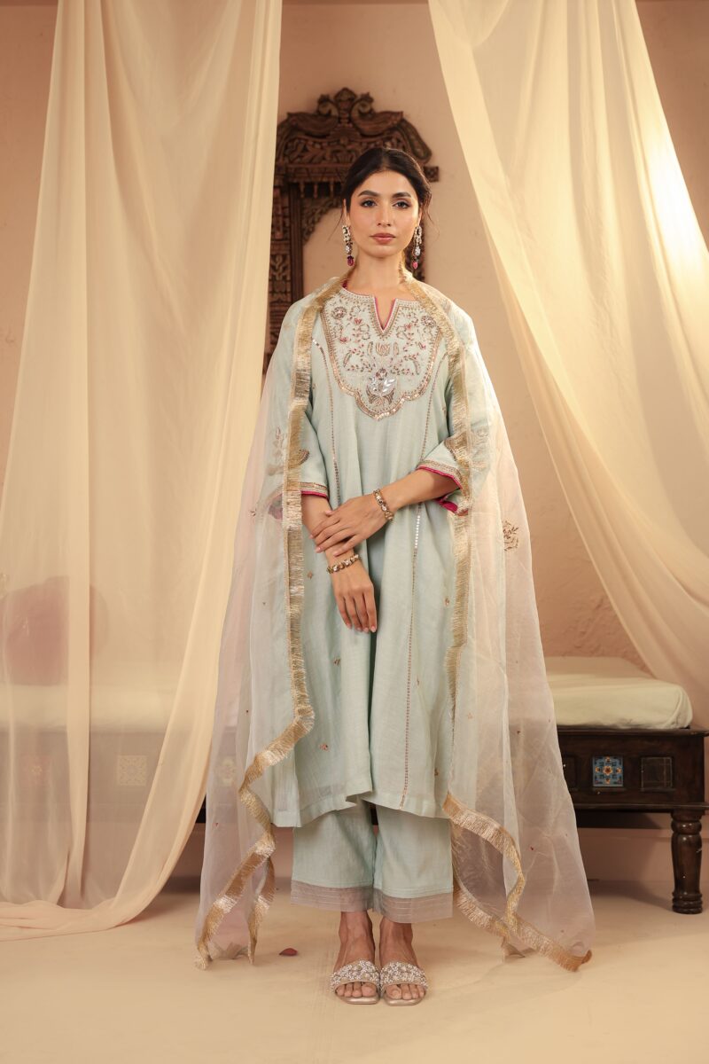 Kumud Set Mint Blue