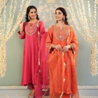 Kumud Set Burnt Orange