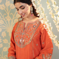 Kumud Set Burnt Orange