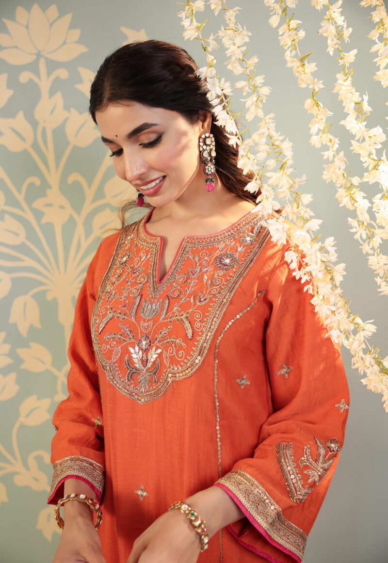 Kumud Set Burnt Orange
