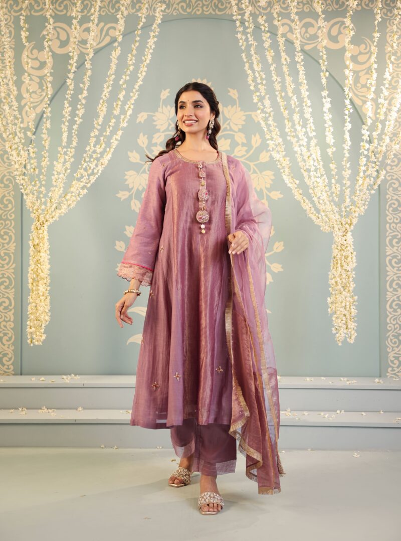 Neelambar Set - Lavender