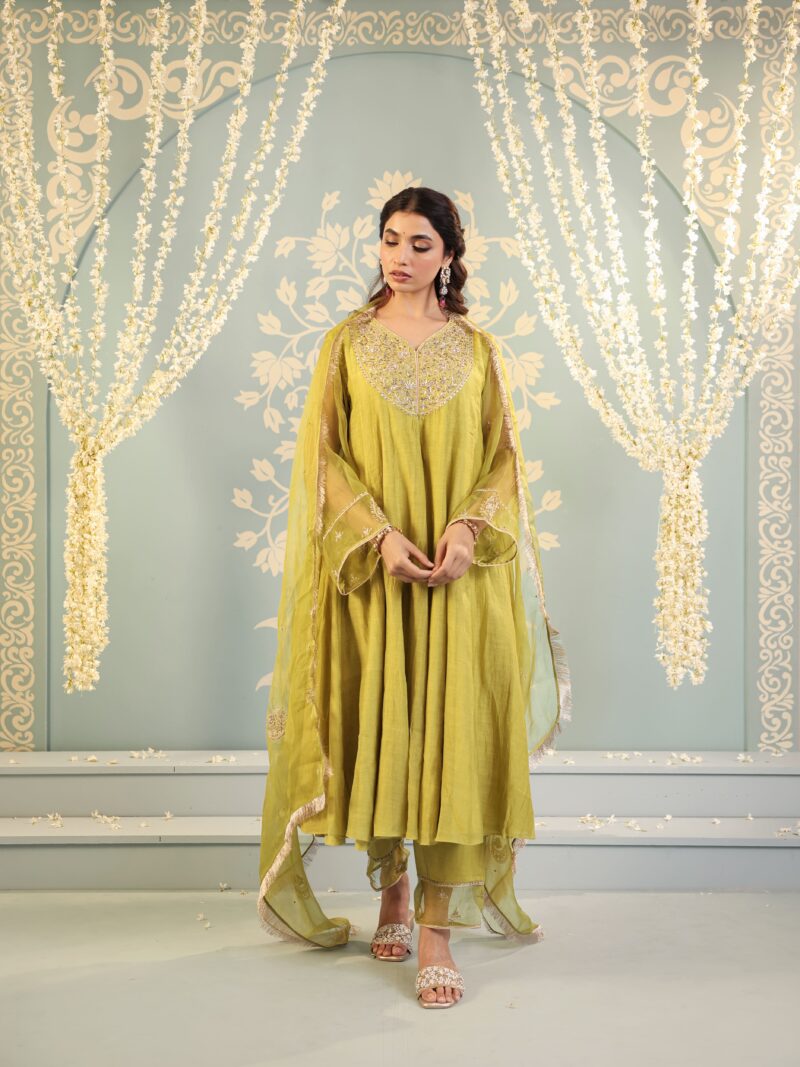 Tarini Set Lime green