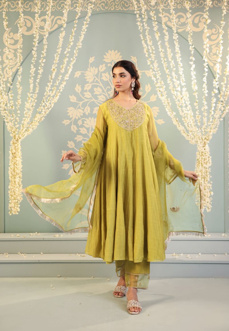Tarini Set Lime green