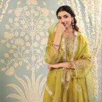 Tarini Set Lime green