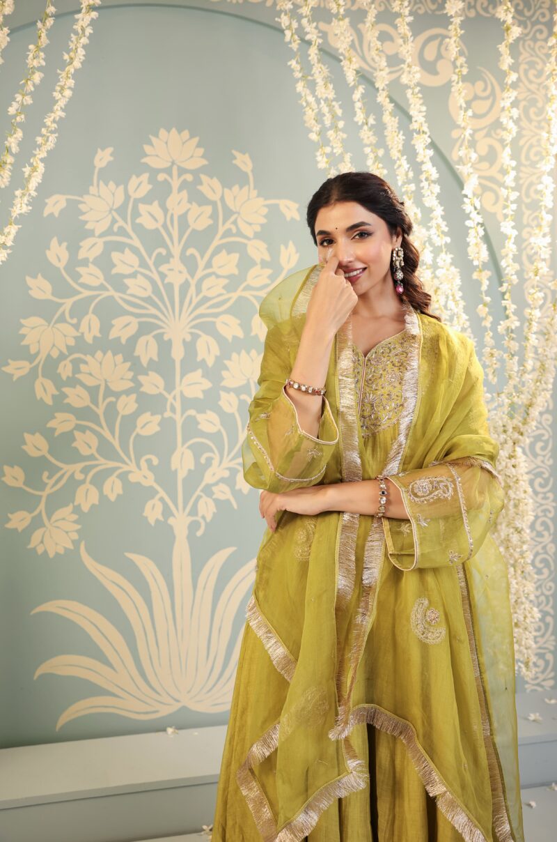 Tarini Set Lime green