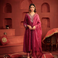 Padma Set deep maroon