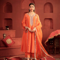 Kamal Diya Set Burnt Orange