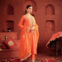 Kamal Diya Set Burnt Orange