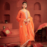 Kamal Diya Set Burnt Orange