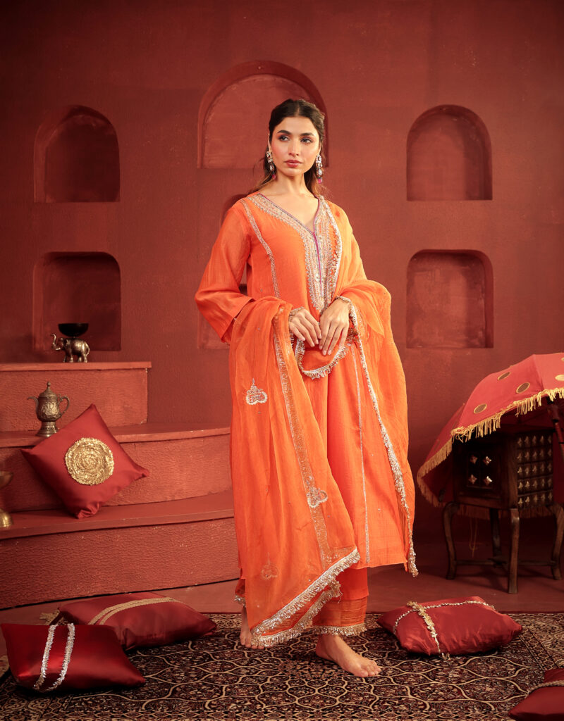 Kamal Diya Set Burnt Orange