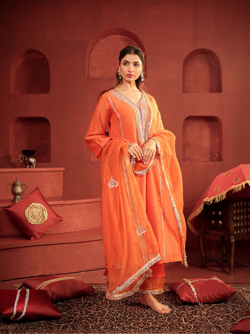 Kamal Diya Set Burnt Orange