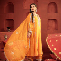Kamal Diya Set Sunset Mustard