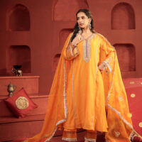 Kamal Diya Set Sunset Mustard
