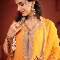 Kamal Diya Set Sunset Mustard