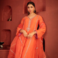Kamal Ritu Set Burnt orange