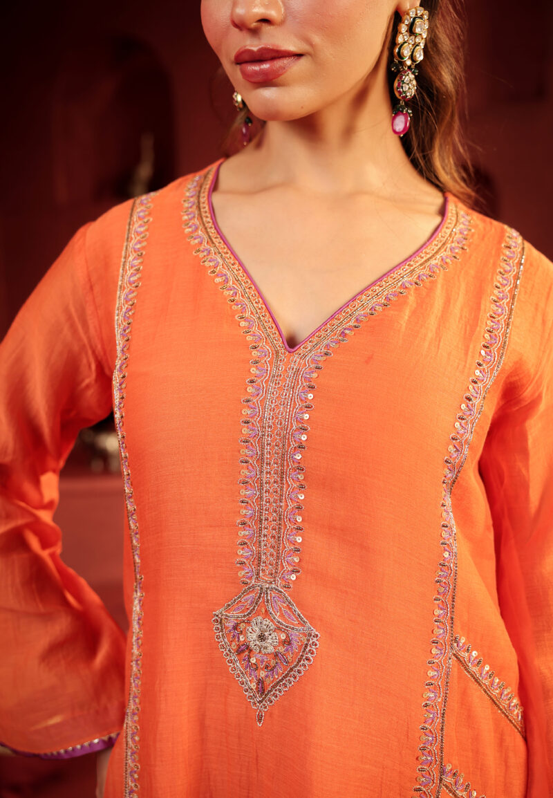 Kamal Ritu Set Burnt orange